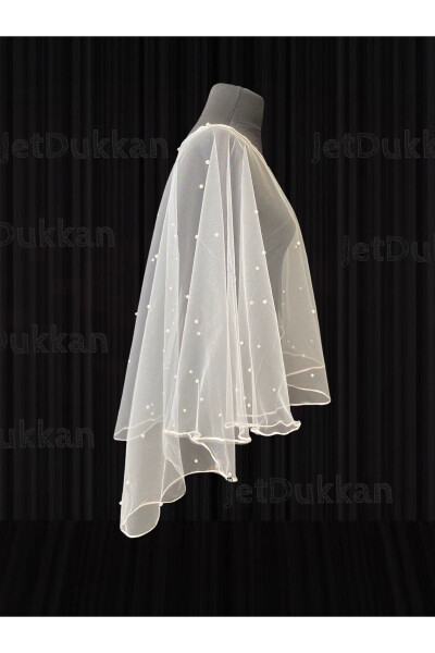 Pearl Cape Veil, Bridal Cape - Complete Your Elegance (LAUNCH SPECIAL PRICE) - 40