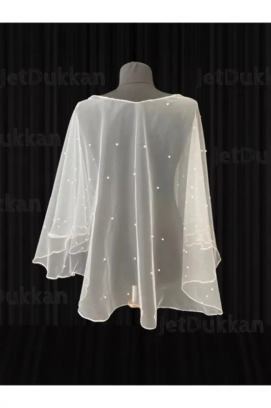 Pearl Cape Veil, Bridal Cape - Complete Your Elegance (LAUNCH SPECIAL PRICE) - 6