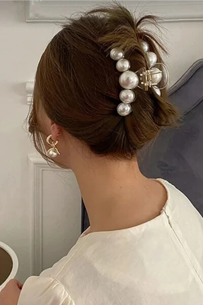 Pearl Claw Clip Large Size - 11