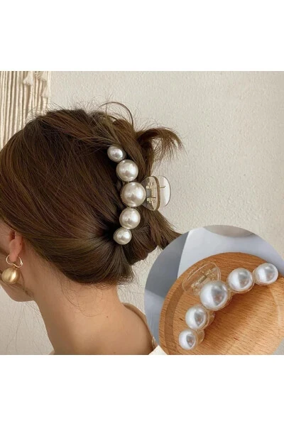 Pearl Claw Clip Large Size - MONALISA
