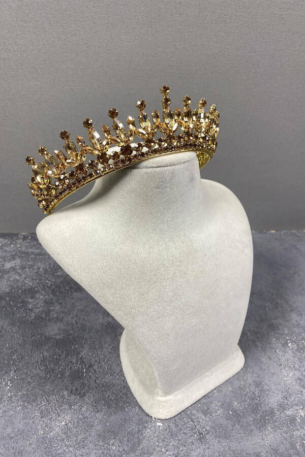 Pedro Stone Bridal Henna Crown - 15