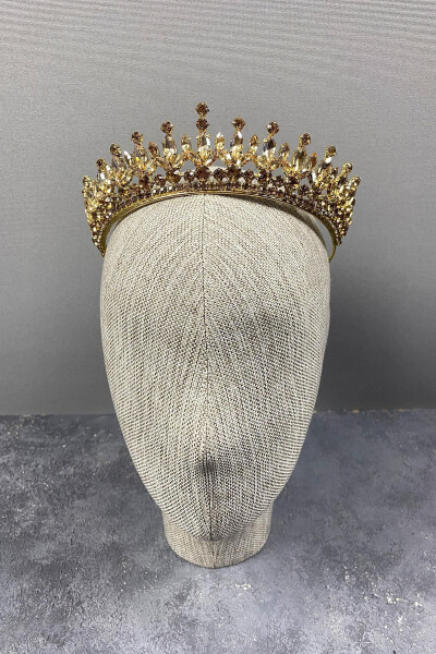 Pedro Stone Bridal Henna Crown - 16