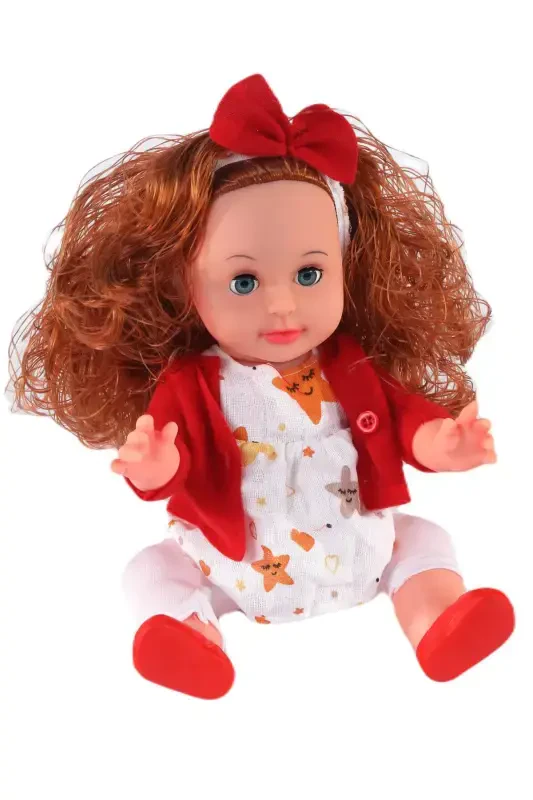 Peeing and Talking Blonde Baby-RED - 2