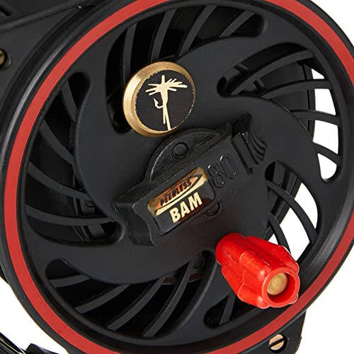 Peerless Bam Rhythm Adult's Unisex 80 MRT Semi-Automatic Fly Fishing Reel, Black - 2