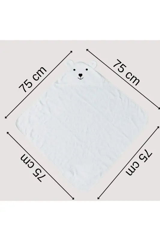 Пеленальное полотенце для младенцев - натуральный бамбук и смесь чистого хлопка с капюшоном - 5