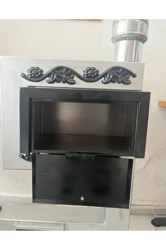 pelet sobası - gri fırınlı - 2