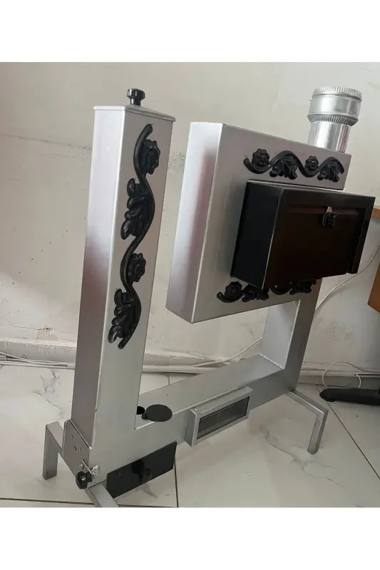 pelet sobası - gri fırınlı - 5