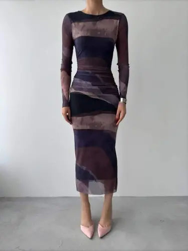 Pella Tül Elbise - 4