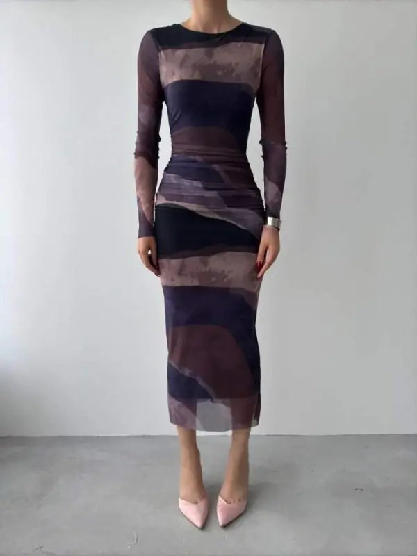 Pella Tül Elbise - 4