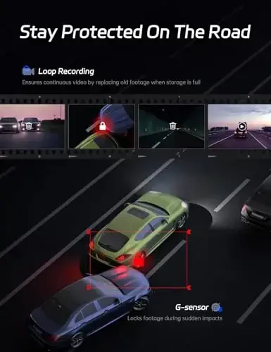 Pelsee P10 Plus 4K ADAS va BSD funksiyalariga ega orqa ko'rinish oynasi kamerasi, 5.8GHz WiFi oynali Dash Cam old va orqa, Mashina uchun zaxira kamerasi, GPS, 64GB karta ichida, WDR tungi ko'rish, ovozli boshqaruv, 10