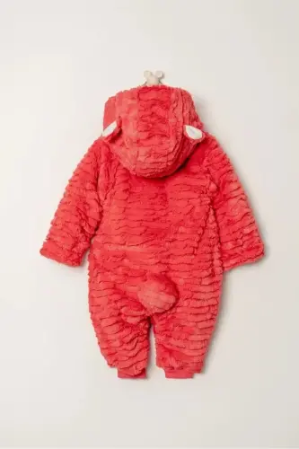Peluj Bebek Uyku Tulumu - Kırmızı 