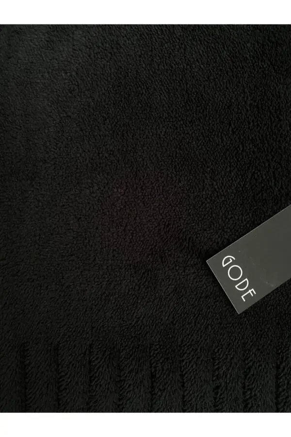 Peluş Kaşkol Atkı-SİYAH - 3