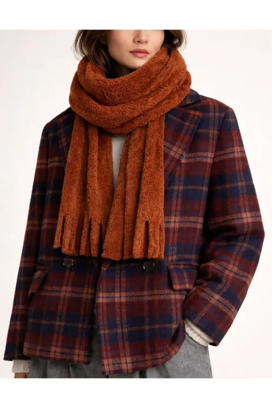 Peluş, Kaşkol, Atkı - Tarçın - 3