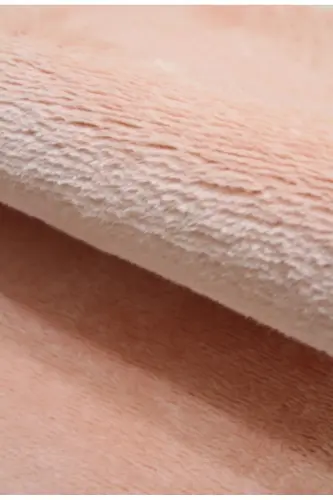Peluş Post Gilam Peluş Mo'ynali Gilam-Pudra - SARAR (1)