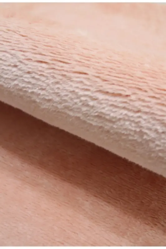 Peluş Post Gilam Peluş Mo'ynali Gilam-Pudra - 2