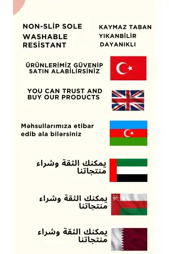 Peluş Post Gilam Peluş Mo'ynali Gilam-Pudra - 6