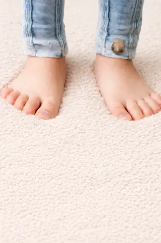 Peluş Yıkanabilir Ekru Kaymaz Taban 2'li Banyo Paspası Takımı (50X80 50X40)-Ekru - 4