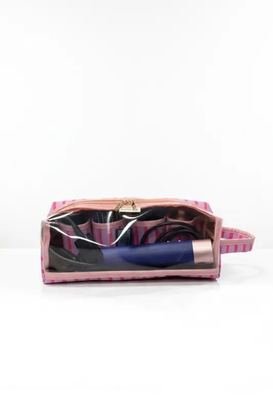 Pembe Airwrap Uyumlu ve Tüm Saç Şekillendiriniz için XL Boy Çanta Seyahat Çantası-Pembe14 - 3