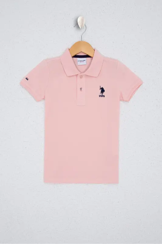 Pembe Erkek Çocuk T-Shirt-VR047 - U.S. POLO ASSN.