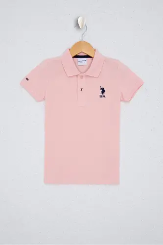Pembe Erkek Çocuk T-Shirt-VR047 - 1