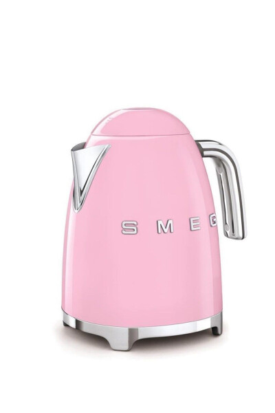 50'S Style Retro Pembe Kettle 1x2 Ekmek Kızartma Makinesi Ve Filtre Kahve Makine Seti - 3