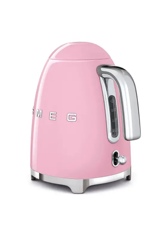 50's Style Retro Pembe Kettle Klf03pkeu - 3