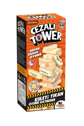 Penalty Jenga Balance Game Penalty Tower Large 54 Pieces - 1