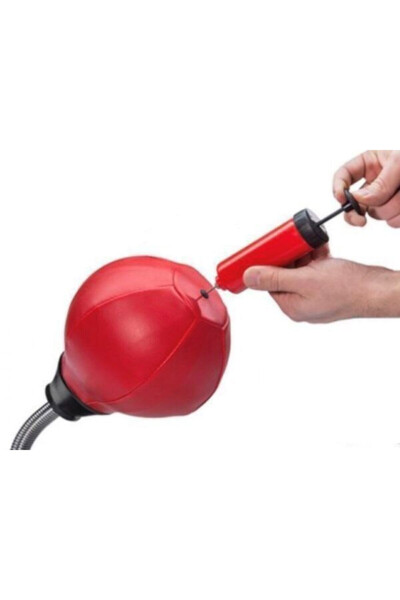 Pencikbol Desktop Boxing Ball, Red with Pump Gift - 2