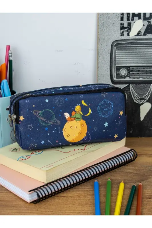 Pencil Box K.prenss Two Compartment Vegan Leather (Double Eyeglass Case)-K.Prenss - 1