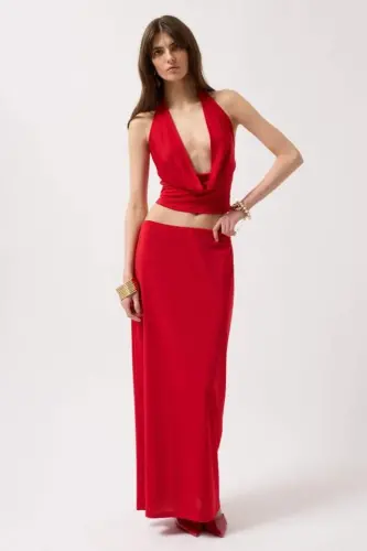 Pencil Midi Skirt - BÜYÜKBEDENIZ (1)