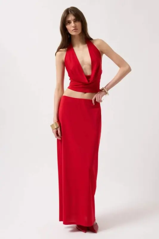 Pencil Midi Skirt - 2