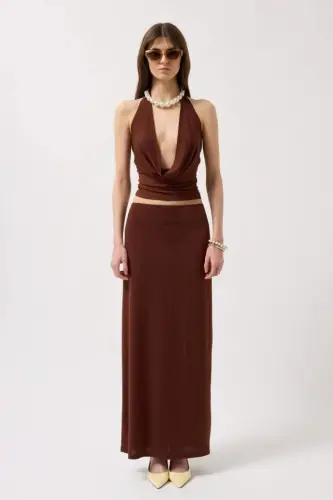 Pencil Midi Skirt - BÜYÜKBEDENIZ (1)