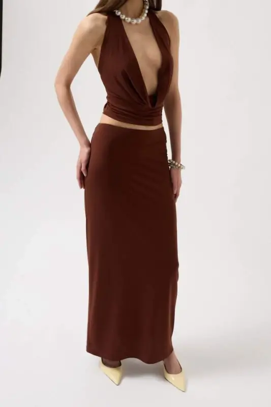 Pencil Midi Skirt - 4