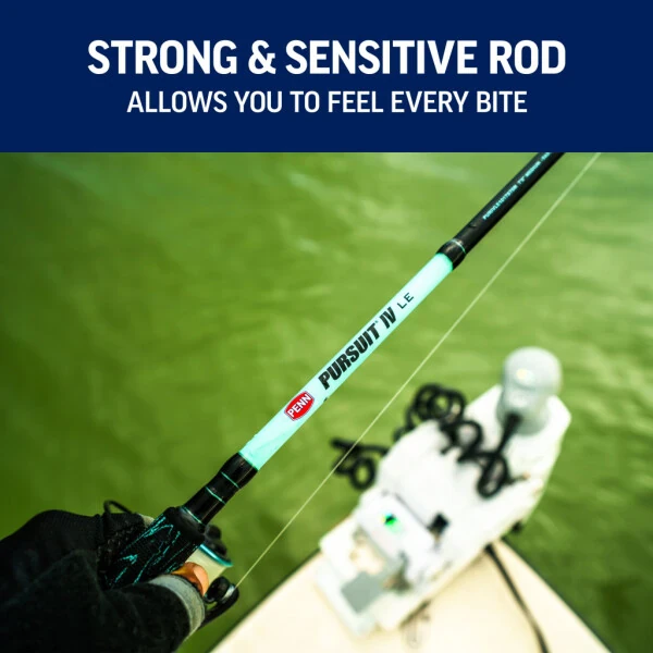 PENN Pursuit® IV LE Combo, 7' Medium Light Fishing Rod, 2500 Size Reel- - 6