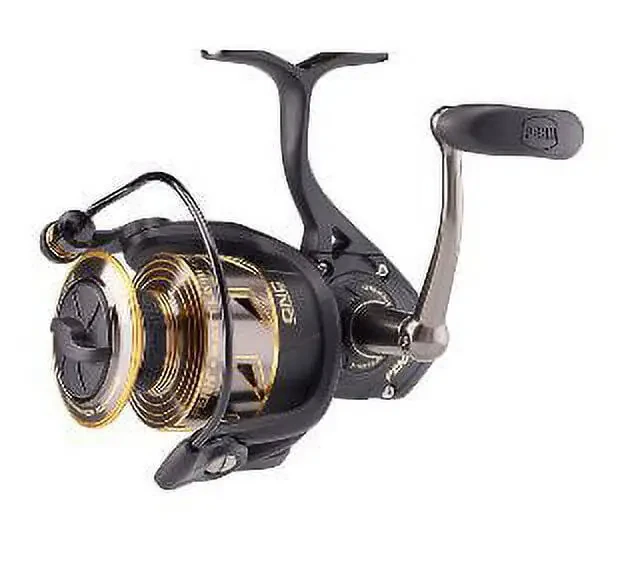 PENN Battle III Spinning Inshore Fishing Reel, Size 4000 (1518033)-BLACK/GOLD - 2
