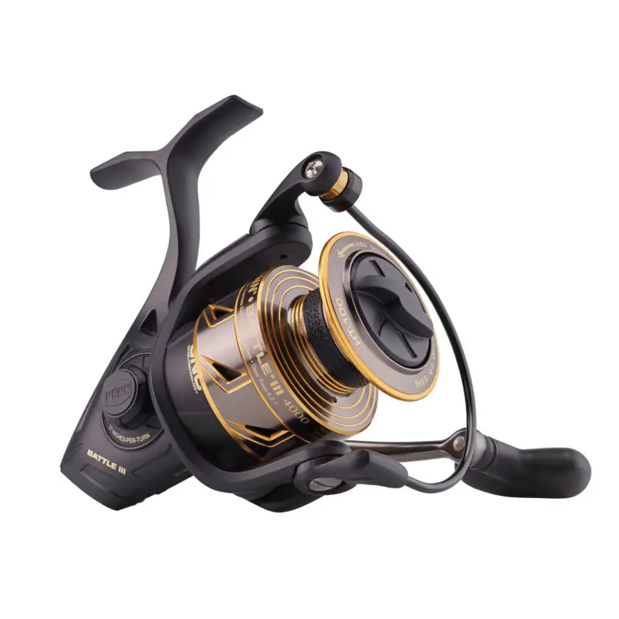 PENN Battle III Spinning Inshore Fishing Reel, Size 4000 (1518033) - 1