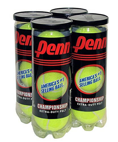 Penn Championship Tennis Balls - Extra Duty Felt Pressurized Tennis Balls - 1