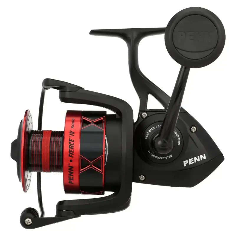 PENN Fierce IV Spinning Offshore Fishing Reel, Size 8000 - 3