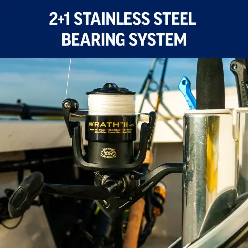 PENN Wrath II 2500 o'lchamli aylanuvchi baliq ovlash g'altagi - 7