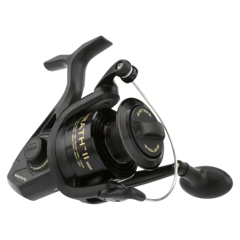 PENN Wrath II Spinning Fishing Reel, 5000 Size Reel- - PENN