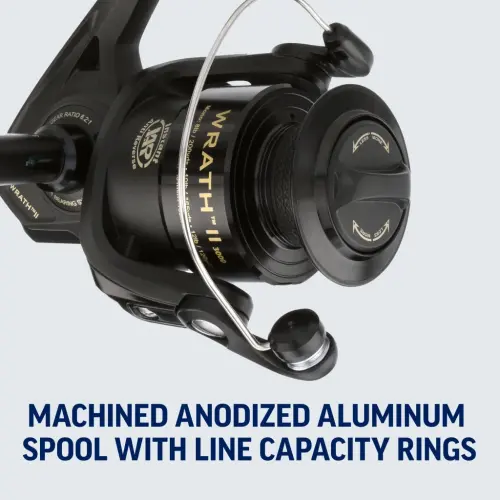 PENN Wrath® II Spinning Reel, 4000 Size Fishing Reel - 4