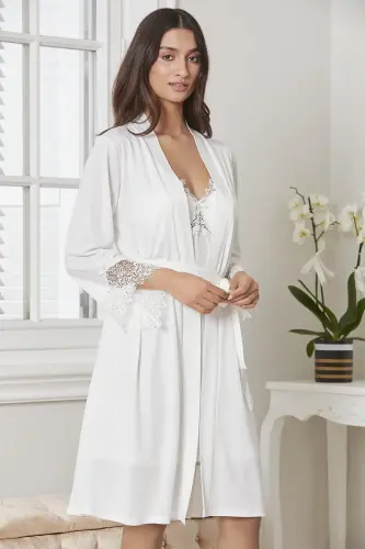 Penye Oltilik Kelin Sepi To'plami - 5040 Ekru-Ekru - PIERRE CARDIN (1)