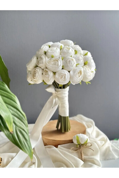 Peony Bridal Bouquet - MERVEPARTI (1)