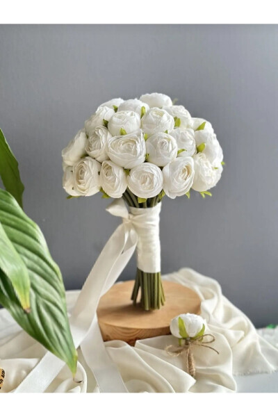 Peony Bridal Bouquet - MERVEPARTI