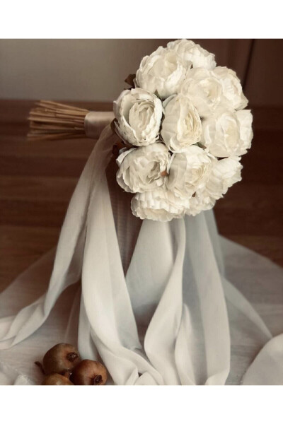 Peony Bridal Bouquet - LINABUKETT (1)