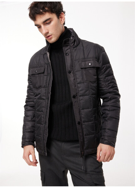 People By Fabrika Black Men's Jacket SPBF3WM-JCK5003 - 7