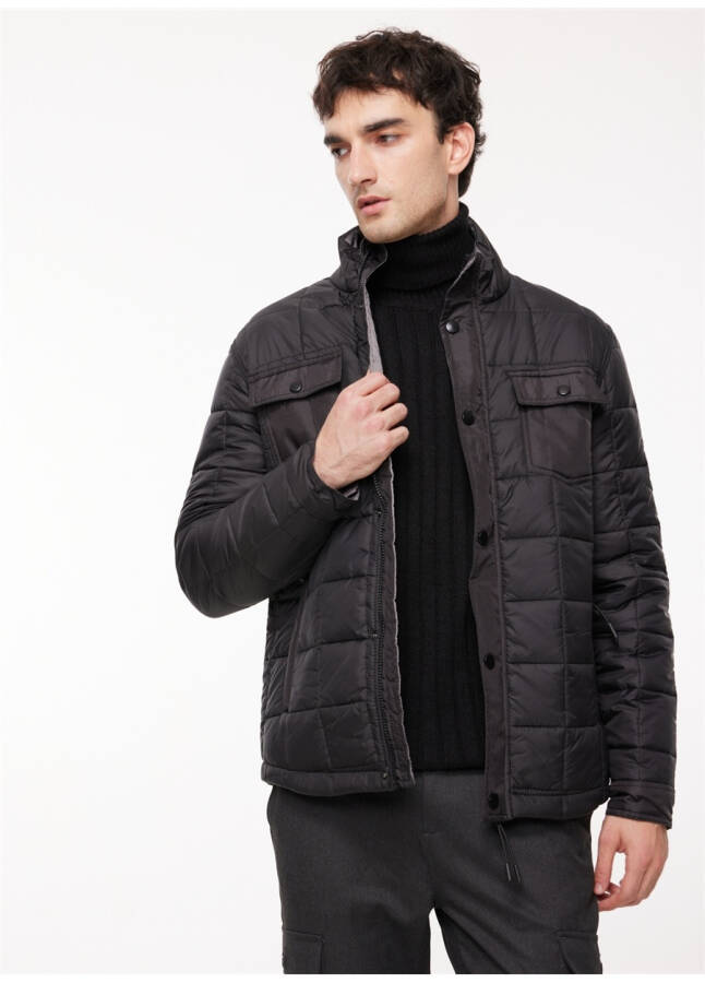 People By Fabrika Black Men's Jacket SPBF3WM-JCK5003 - 9