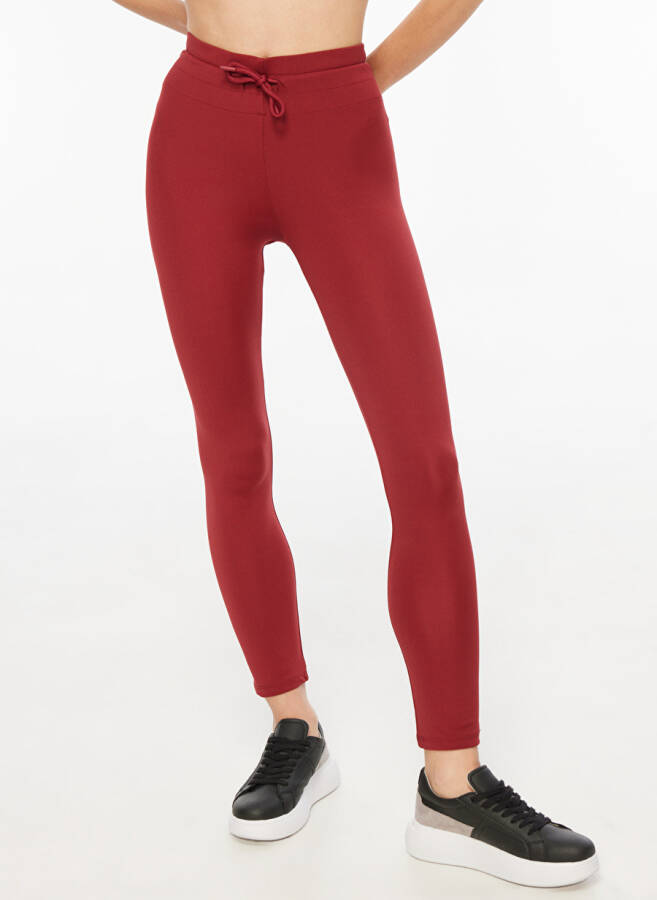 People By Fabrika Burgundy Women's Leggings SPBF3WL-TYT5000 - 2