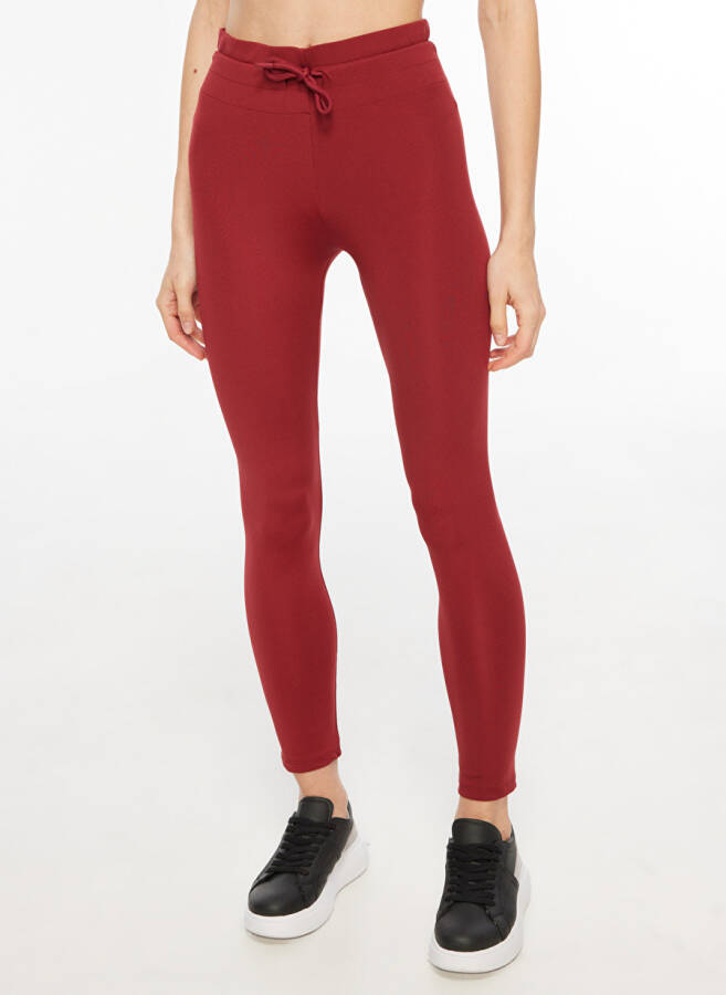 People By Fabrika Burgundy Women's Leggings SPBF3WL-TYT5000 - 3