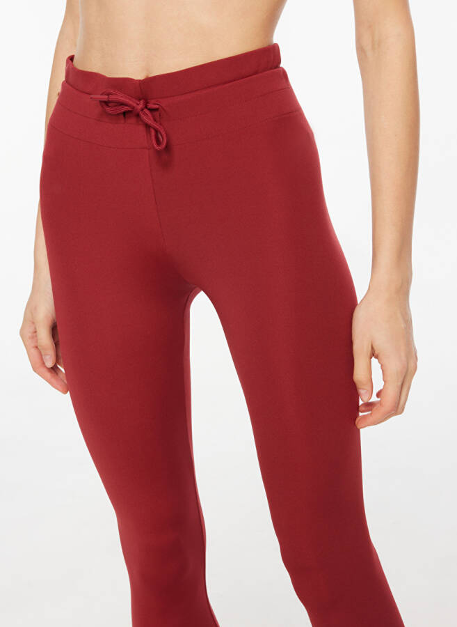 People By Fabrika Burgundy Women's Leggings SPBF3WL-TYT5000 - 4